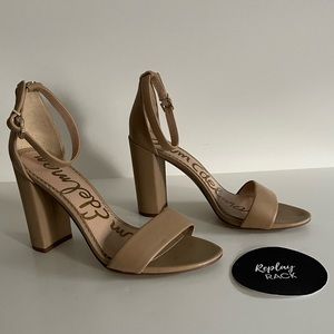 Sam Edelman Yaro Leather Block Heel Sandal